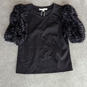 Anthropologie Flat White Blouse